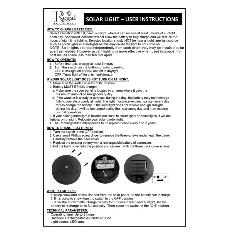 10.5'' Solar Powered Integrated LED Camping Lantern