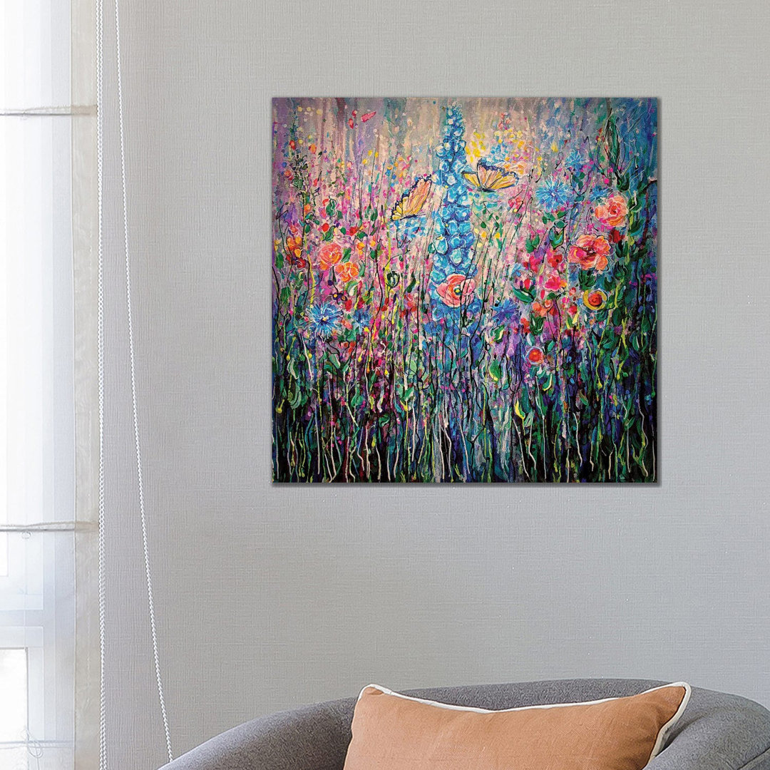 Wildflowers by OLena Art - Wrapped Canvas Gallery-Wrapped Canvas Giclée