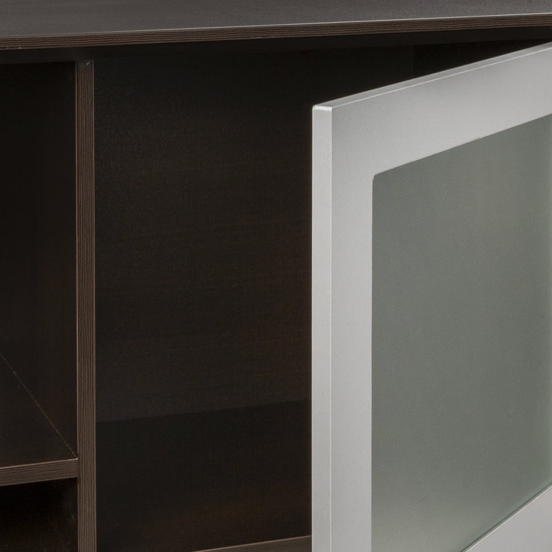 Medina Series 18.5 Desk Hutch, Mocha, 18.5"H x 63"W x 15"D