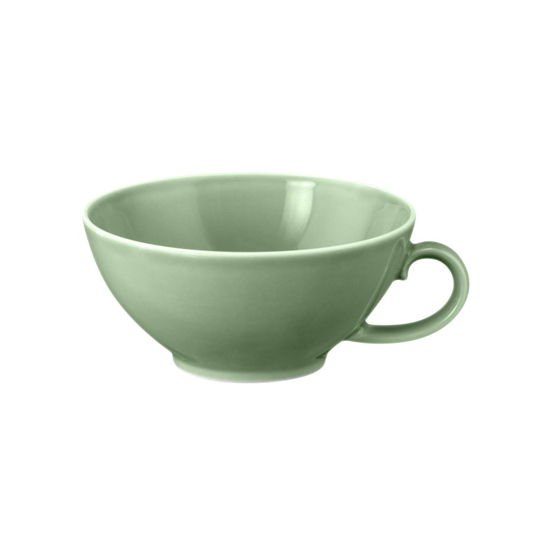 Porcelain Teacup, Sage Green