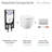 Fantome M 2x4 Concealed In-Wall Toilet Tank Carrier System