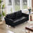Bobur Faux Leather Living Room Loveseat Sofa-89750552