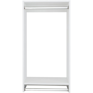 Modular Closets Double Hanging Unit for Walk-in Closet System