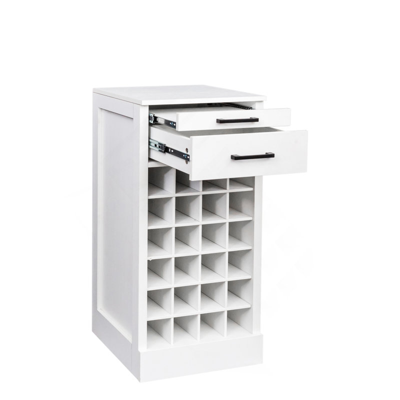 Buffet brun modulaire 24 pièces, Blanc