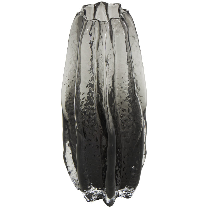 Dwyer glass table vase, Moyenne, Noir