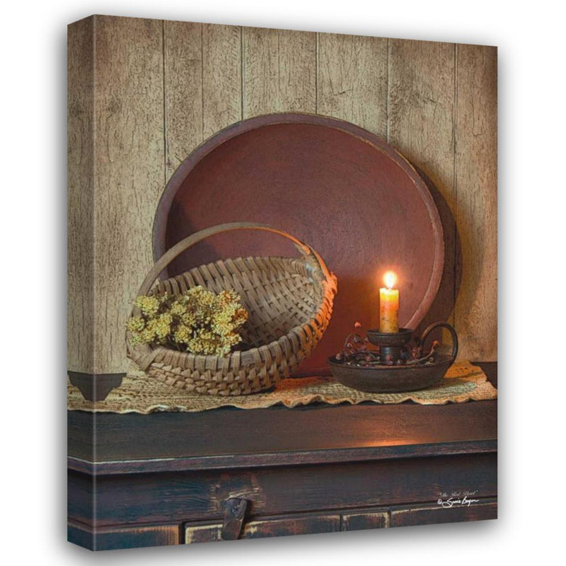 «August Bow®», reproduction d'art sur toile tendue par Boyer, Susie Gallery: The Red Bowl, H 36 po x l 28 po