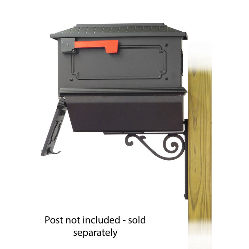Kingston Aluminum Post Mounted Mailbox