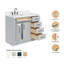 Meuble-lavabo simple en bois massif 42 po Tidworth avec plateau en quartz Carrara de 1,5 po-626085667-668100339-668100341