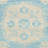 Kenya Hand Knotted Wool/Cotton Floral Rug in Light blue-33000811