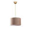 Lustre en métal avec capuchon en coton-1248532240