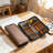 Flat Paint Brushes 10pcs Canvas Bag Set