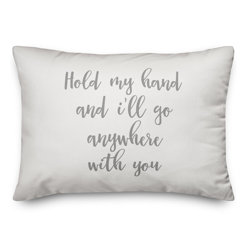  Coussin Hold, Gris / blanc