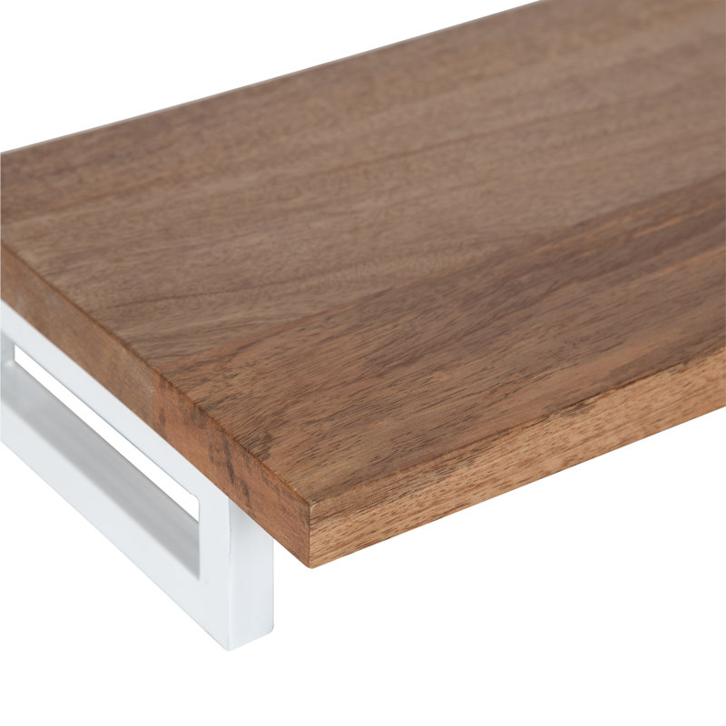 Brampt Floating Shelf, Natural/White 