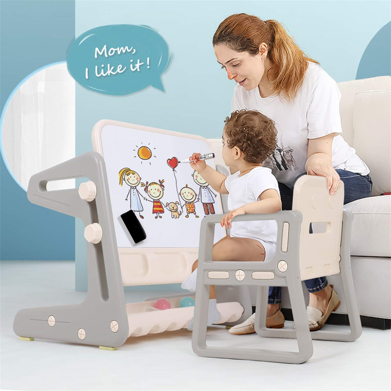 Keighley Kids 2 Piece Rectangular Play Or Activity Table and Chair Set
