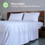 Ensemble de lit en draps 100% coton naturel Home Prides - satin de coton à densité de tissage 400-113839454-113839462