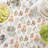 Rectangular Tablecloth, 100% Cotton, 52X104", Doodle Turtles-847919027