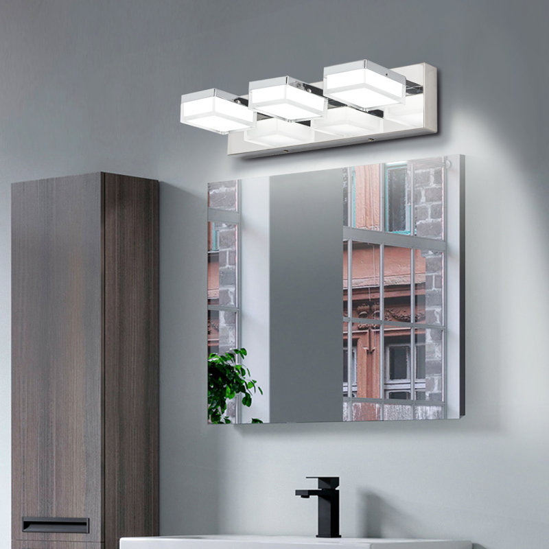 Éclairage pour meuble-lavabo , 5, Chrome