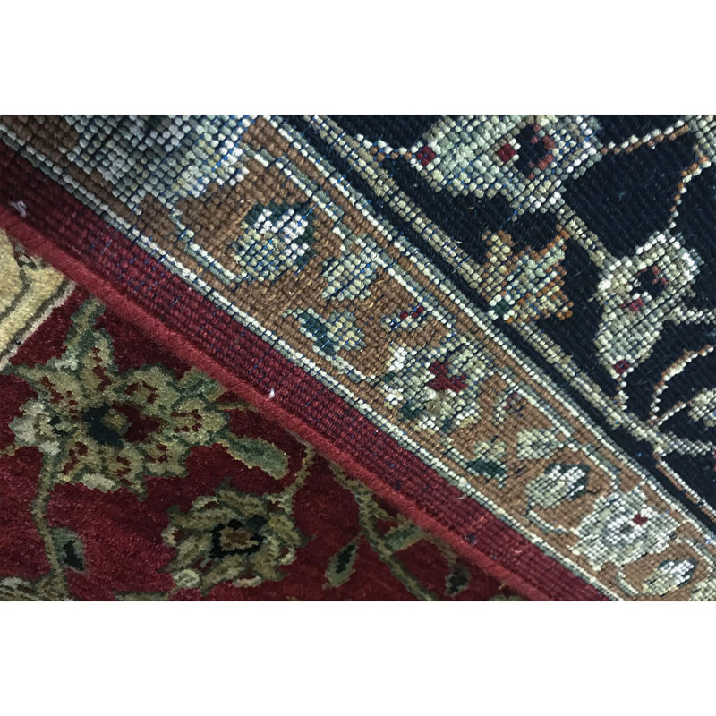 Dharma Oriental Area Rug in Red/Black