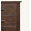 Commode 5 tiroirs Panang, finition acajou-753325611