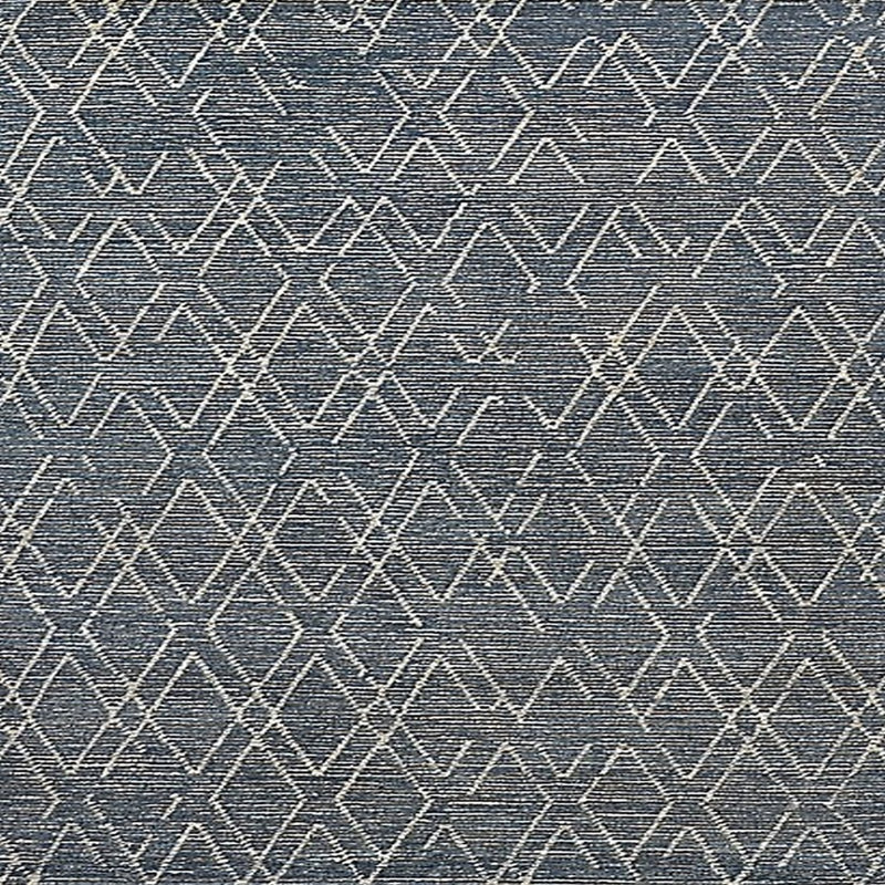 Tapis géométrique gris, Carré 5 pi