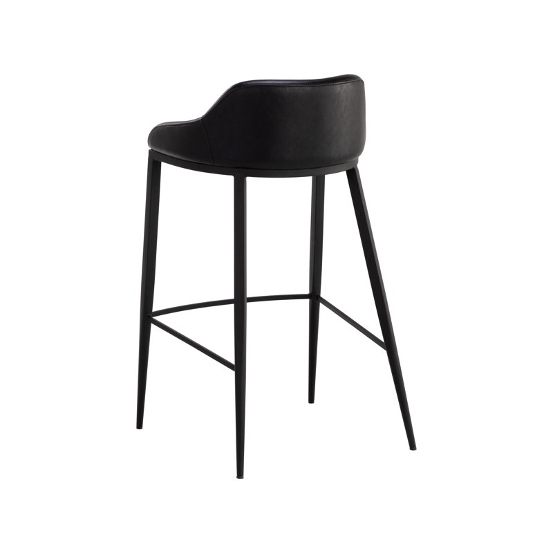 Astra Barstool, Black, Bar Stool (29.75" Seat Height)