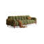 Canapé modulaire en polyester vert