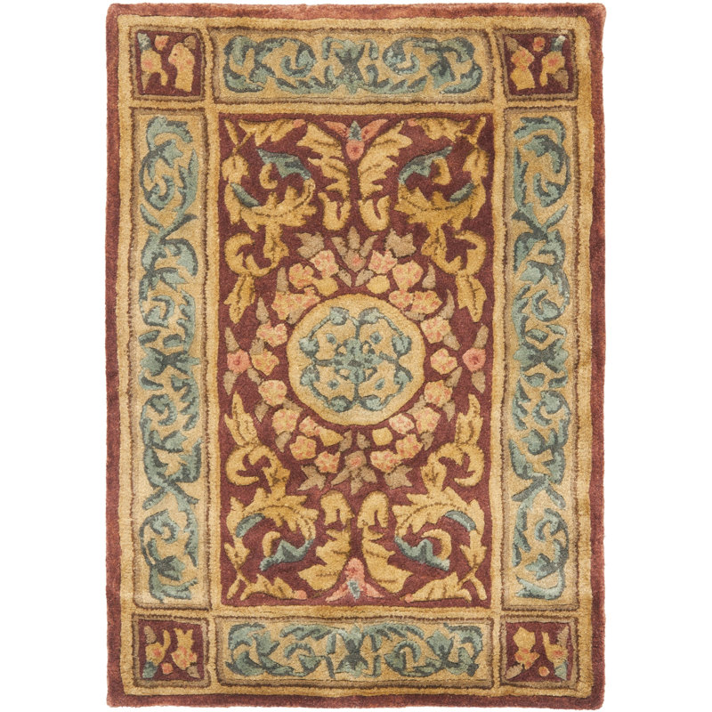 Loren Hand Tufted Wool Oriental Rug, Rectangle 2' x 3'