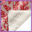 Couvertures d'art floral rouge-123991466