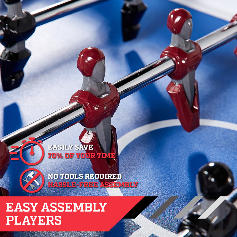 Hall of Games 56" Gray and Black Foosball Table