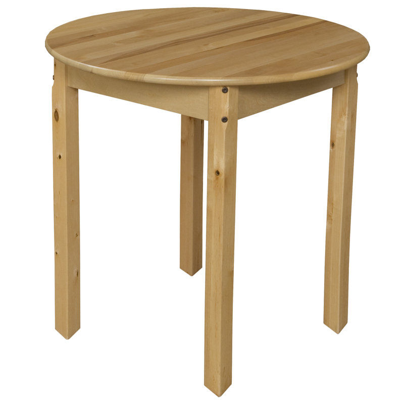 Table d'activité circulaire, H 27 po x L 30 po x l 30 po, Sans roulettes
