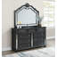 Très grand lit - commode - miroir - commode - table de chevet-1101135289-1101135292