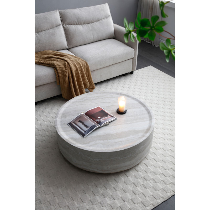 Bea Sand Round Coffee Table