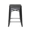 Tabouret en simili cuir Gennara-66324913