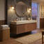 Meuble-lavabo mural 48 po avec comptoir en pierre frittée et lavabo en céramique, armoire de rangement avec 1 tiroir et porte à fermeture en douceur-513372809-522743884-522743874
