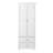 Tall Storage Cabinet With Two Drawers For Bathroom And Office, Space-Saving And Stylish Organization Solution