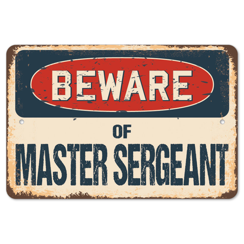Decal-Master Sergeant_Beware Of Master Sergeant