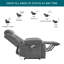 Upholstered Heated Massage Chair