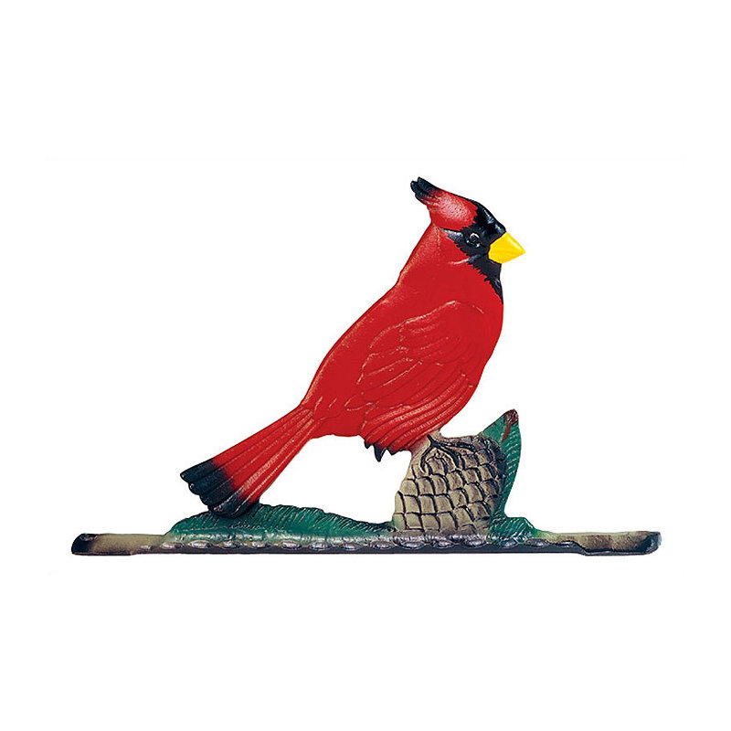 Large Bell w/ Cardinal, Black