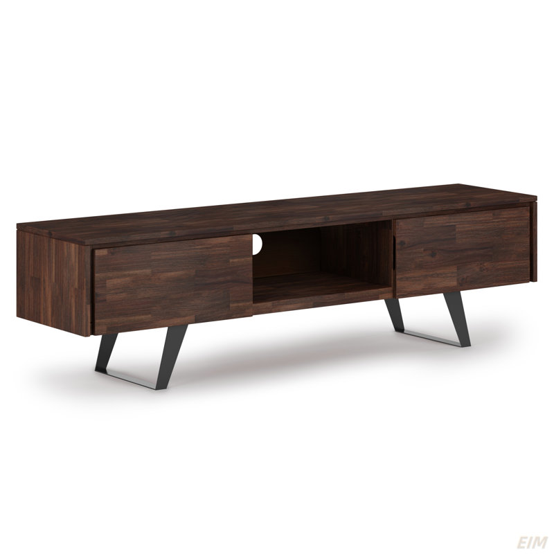 Lowry - Meuble télé 72 po, Marron foncé