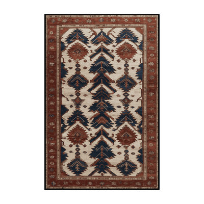 Tapis brun lavable à la machine