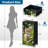 4 Drawer Dresser for Bedroom, Narrow Chest of Drawers, Wooden Top and Study Iron Frame 18"x37.5"-(WxH)