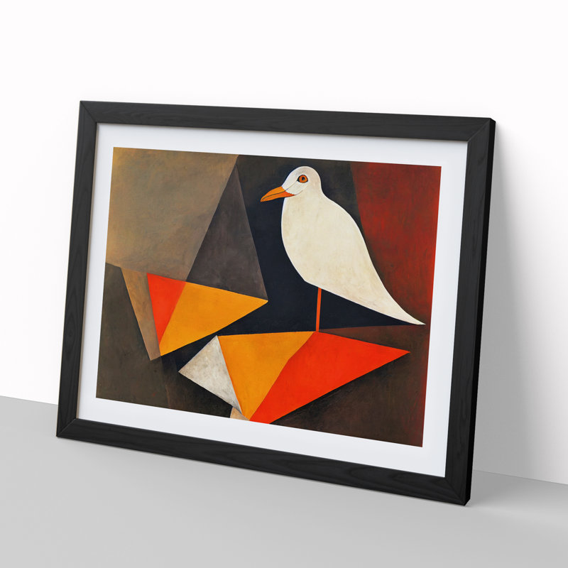 Seagull Abstract Vol.2 - Framed Print, Black , 34cm H x 46cm W x 2cm D