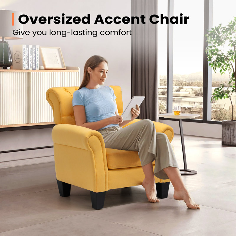 Rufaida Upholstered Wingback Chair