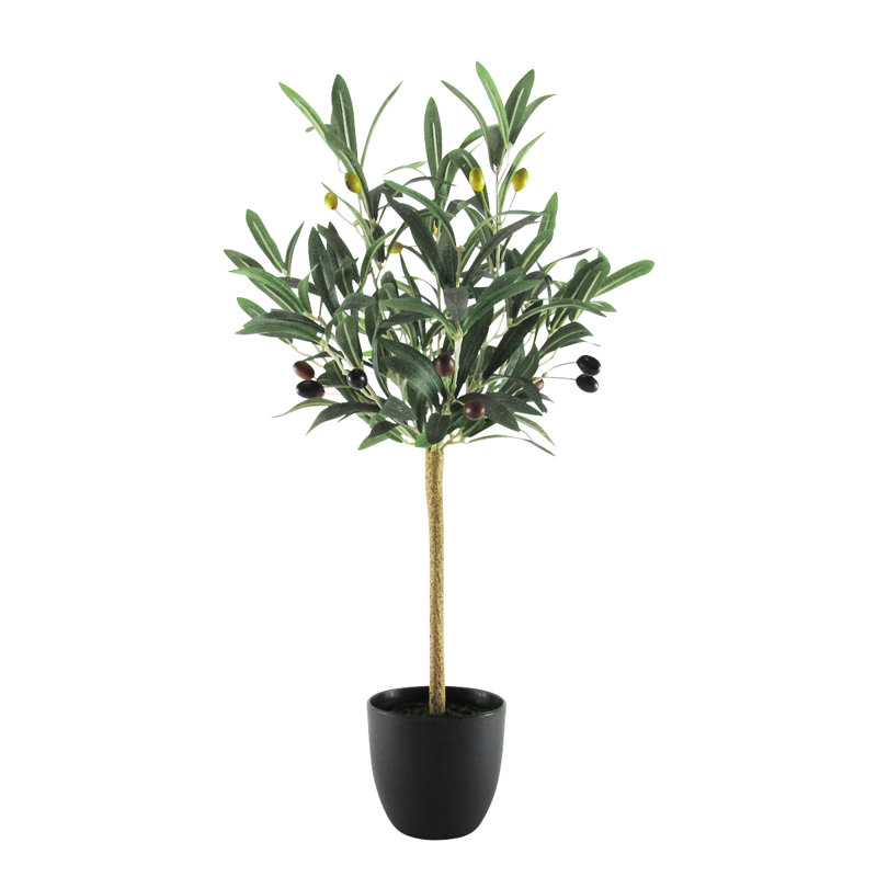 24" Artificial Olive Tree in Pot
