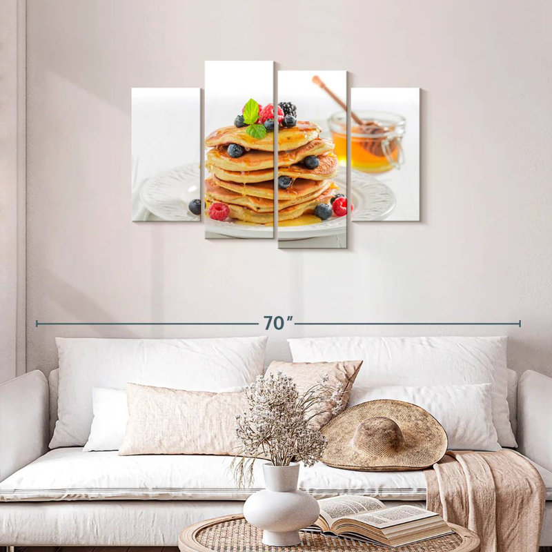 Crêpes au miel et aux baies Yarlin, H 27 po x l 43 po