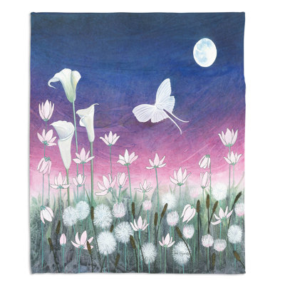 Couverture sherpa douce luna