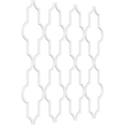 Casablanca H W 0.38'' D PVC Decorative Fretwork Wall Panels