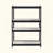 4 Tier Rectangular Bookcase With Adjustable Shelves
