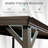 Metal Pergola with Built in Drainage System, Galvanized Steel Roof-137458097-137458101
