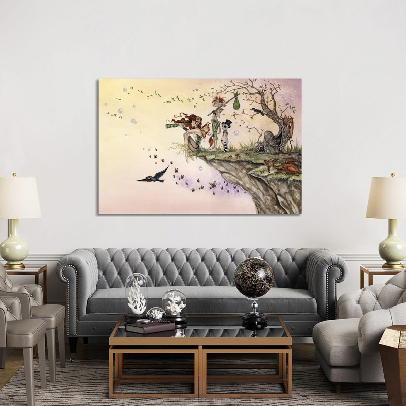 Where The Wind Takes You by Amy Brown - Print on Canvas, Wrapped Canvas, 101.6cm H x 152.4cm W x 3.81cm D